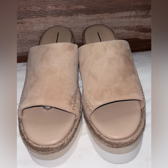 Free People NWOB Santorini Espadrille platform Suede Upper Sandals SZ 7.5 & 8 - Picture 7 of 11